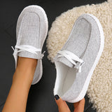 Zingj And Summer New Women's Light And Comfortable Canvas Cloth Top Breathable Flat Single Shoes Women's