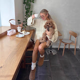 Hot Diamond Large-Size T-Shirt Station Wearing Five-Sleeved Top Tide Brand Loose