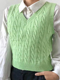 Twist Sweater Vest- Outfit