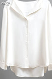 Spring Blusas Loose Women Tops and Blouses Solid Chiffon Blouse Women Long Sleeve Button Women Shirt Office Lady