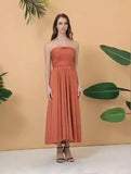 Cross-Back Sexy Tie Dress Long Dress