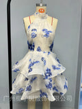 Women's Clothing 2025 Summer New Hanging Neck With Flower