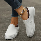 Low-Top Solid-Color Flat-Soled Single-Shoe Women's Foot-Swearing Lazy Shoes