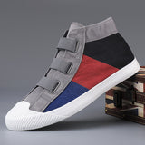 Autumn New Canvas Men's Spmelt Fashion Board Shoes Soft Soles Permeable One-Foot Casual Lazy Shoes