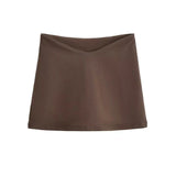 Summer New Thai Hottie Sexy Low V Waist Tight Body Slim Ass Skirt Skirt Mini Short