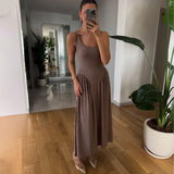 Summer New Women's Collar Sexy Sleeveless Wrinkled Temperament Dress Dress Dress