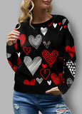 Autumn Tie-dyed Printed Round Neck Raglan Long Sleeve