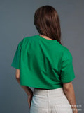 Spring Summer New Pure Color Short T-Shirt Women Hot Y2K Cotton Short-Sleeved Top Hot