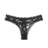 Rear Ribbon Ribbon Lace Side Trousers Low-Rise Cotton Crotch Large Size Elastic Lace