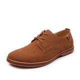 Zingj Leather Shoes Daily Casual Shoes Frosted Men's Leather Shoes Lace-Up Tide Shoes Large Size Men's Single Shoes Wenzhou