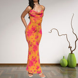 Women's Dress 2025 Sexy Back-Up-Back-Up-Back-Up-Body-To-Handled Sling Dress Fashion