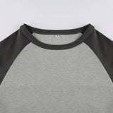 Ribbed Raglan Sleeve TeeOutfit