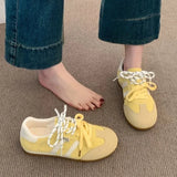 Derain Shoes Women 2025 Autumn And Winter New Soft Soles Do Not Tired Feet Single Shoes Casual Breathable Sports Small White