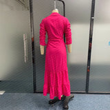 Zingj Summer New Fashion Temperament Versatile Waist Cardigan Long Dress-Outfit