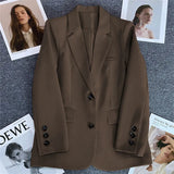Zingj White Suit Jacket Female 2024 Spring And Autumn New Casual Temperament Spring And Autumn Fried Street Small Suit Jacket