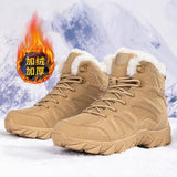 Plus Velvet Cotton Boots Large-Size Men's Outdoor Combat Training Boots Low-Help Delta Field