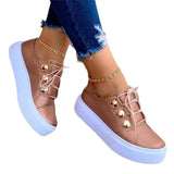 Casual Single-Shoe Women's New Round-Headed Thick-Soled Casual Viscose Shoes Single Shoes