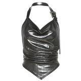 Zingj 2023 Spring And Summer New Women's Fashion People Sexy Hot Girl Hanging Neck Vest Versatile Slim T-Shirt Women-Outfit