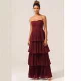 Women's Dress 100 Folding Skirt Beach Brag Cake Skirt Folding High Dress Dress Dress