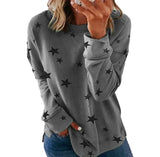 Loose Oversized Long Sleeves T-shirt Printed