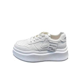 Chinese Small White Shoes Women Low-Heeled Niche Shoes 2025 Summer New Commute To Increase Wear-Resistant Street Shooting Derain