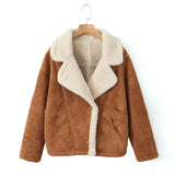 Women's Fashion For Autumn And Winter 2025 Loose Warm Retro Lamb Wool Coat