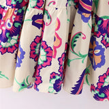 Printed Long Dress Women Cut Out Midi Dresses Woman Ruffle Beach Summer Dress Women 2023 Vintage Elegant Women's