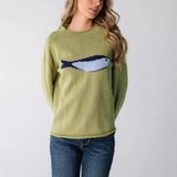 2025 Fashion New Retro Sweater Casual Collar Loose Knitted
