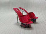Zingj Patent Leather 15Cm Special High Heels With Sexy Waterproof Platform Hate Day Superb High Slippers Female