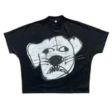 Printing Of Men's T-Shirt Blutosatire Billdog Cotton Oversized