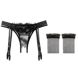 Black Garter Garter Thighs Brocing Trom Flirt Ultra-Thin Over Knee White Stockings Uniform Seduction
