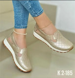 Large-Size Shoes Thick Sole Casual Fashion Women's Shoes Comfortable Flat Sole Round Head Pedal Single Shoes