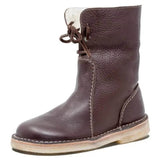 Boots 2025 Winter New Size 43 Catch-Up Medium Boots Women Cotton Martin