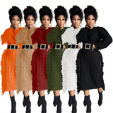 Zingj New Women's Long Tassel Edge Wool