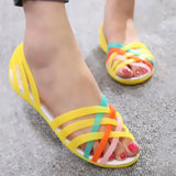 Shoes Women Sandals Clear Shoes transparent shoes Peep Toe Sandalia Feminina Beach Shoes Ladies Slides Sandalias