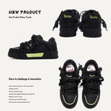 Shoes Niche Design Shoes With Small Black Shoes Bread Shoes Street Trend Men's And Women's Same Couple Shoes Men's Shoes Men's