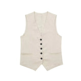 Vest 99293210 High Waist Casual Shorts 9929221