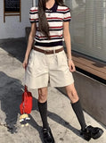 Who Wears Who Looks Good Spring And Summer New Temperament Thin Design Small Burst Sweater