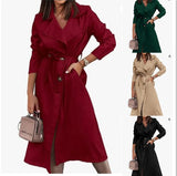 And Winter New Products 2025 Station Lengthd Female Coat Wish Large Size Wind Coat With