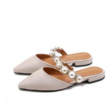Flat-soled Slippers Female Summer 2019 New Style Slippers Female Retro-style Slippers with Rough heels and Low