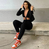 Summer Women's Sexy Umbilly Tying With Hollow Long Sleeves Of