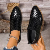 Women's Shoes In The Fall Of 2025 New Pointed Deep Mouth Single Shoes Brown Thick Heel And Ankle Shoes 42 43 Large Size Small Leather