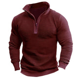 Version Of The 2025 Autumn Men's Coat Casual Jersey Wish Bump Color Zipper Shirt Multi-Color Multi-Code