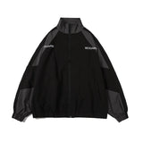 Color Block Oversized Waterproof JacketOutfit