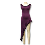 Women's Clothing 2025 Spring New Fashion High-End Breast-Wearing Dress Sexy One-Word Collar