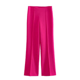 And Dress Blazer 231018 Straight-Fits High-Rise Trousers 2216118
