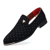 Zingj Four Seasons Black Foot Happy Shoes Lazy Man Leisure Foot Pedal Driving Fashion All-Match Wear-Resistant British