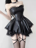 Faux Leather Mini