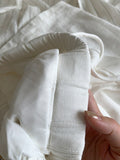 Cotton-Skin Broad Leg Trousers Women's Summer Thin Thins And Gentle And Comfortable Loose Waist-On-Loose Straight