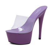 Zingj Autumn Night Club Sex Women's Shoes Waterproof Platform Roman Fish Mouth Lady Ultra High Heel